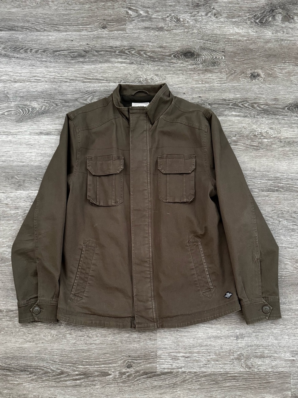 Flag & Anthem Men's Military Field Jacket in Dark Olive